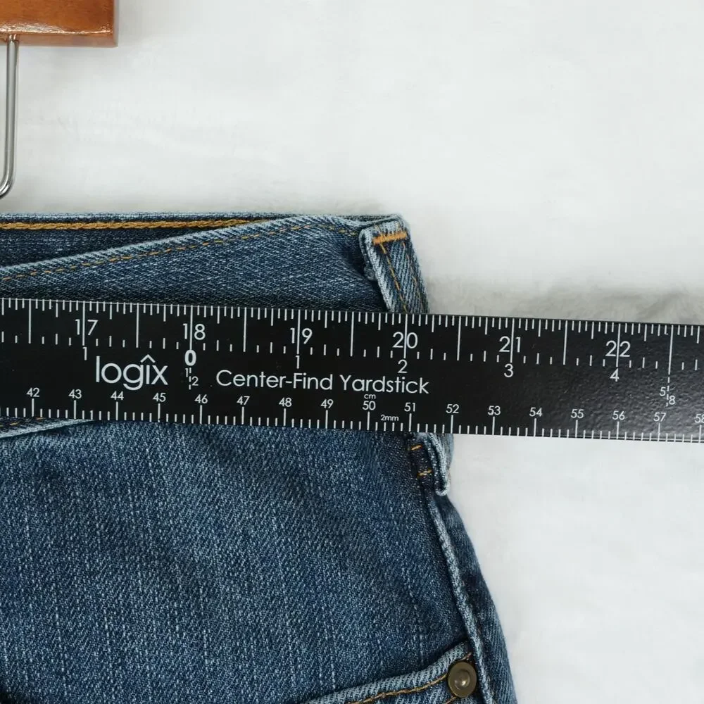 Carhartt Jeans Mens 40x30 Blue Relaxed‎ Fit Straight Leg Denim BD1483-M